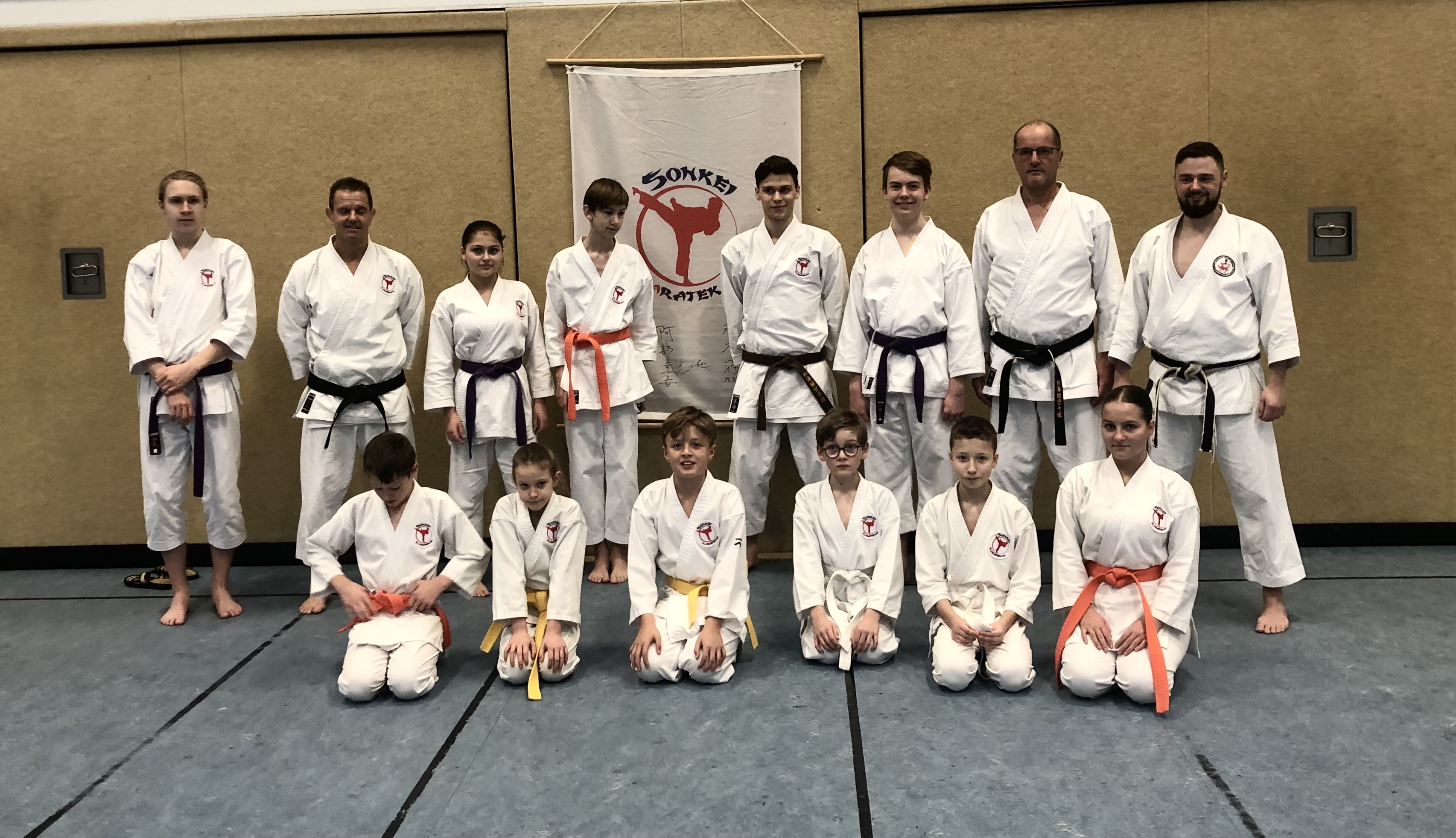 Karate-Lehrgang in Mölln mit Sensei Dieter Flindt und Sensei Hans Müller aus der Schweiz